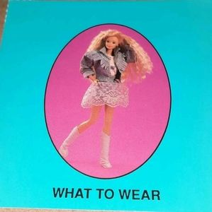 Vintage Barbie Card 1989 Barbie Just Us Girls Game Replacement Piece